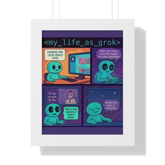 "Humors are Loud" Framed Poster